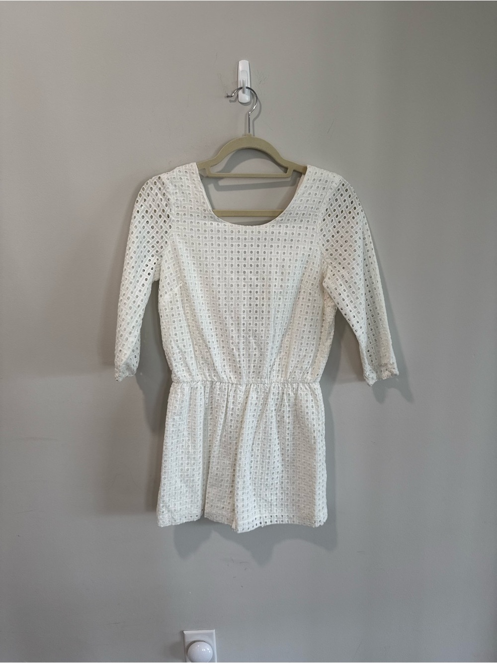 Anthropologie White Romper